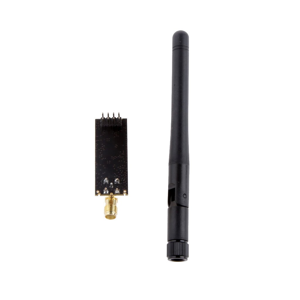Generic 2.4g Nrf24l01 + Pa + Lna Sma Antenna Wireless Transceiver Multi-channel Power Amplifier Communication Module, 1000 M, Black — Amazon image 3