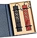 Wooden Handmade Carving Natural Wood Bookmarks - Set of 2 Bookmark (Including Box)