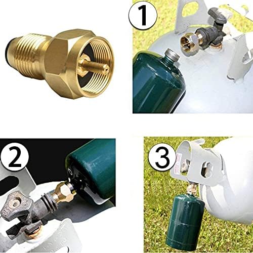 Propane Refill Adapter Outdoor Camping Hiking Stove Adaptor LP Gas Cylinder Tank Coupler Heater