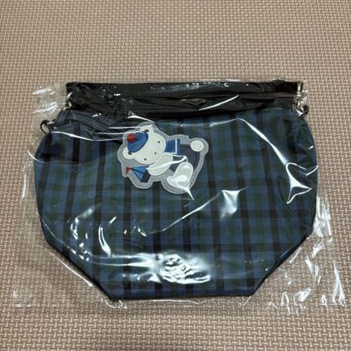 ファミリア 舟形 ポシェット XB 青系チェック チェック familiar