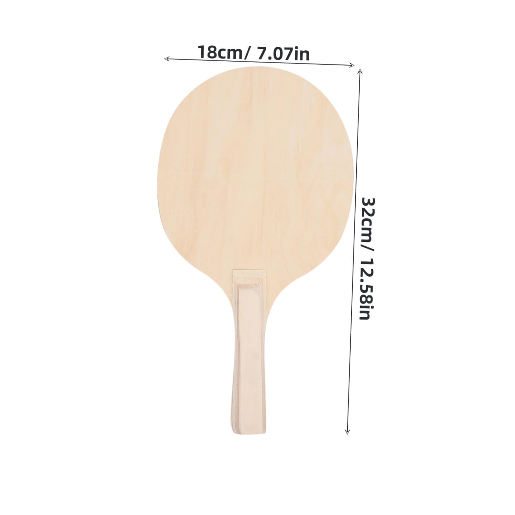 WOONEKY Set di Racchette da Spiaggia in Legno 4 Pezzi, Marrone | Festa Estiva, No Burr, Portatile e Leggero, Giochi Esterno per Divertimento Multi-persona