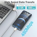iPhone Charger Cable 2 Pack 1M [Apple MFi Certified] Lightning Cable Fast Charging Cord High Speed Data Sync Apple Charger Cable for iPhone 14 13 12 11 Pro/Pro Max XR XS X 8 7 6 Plus - Image 2