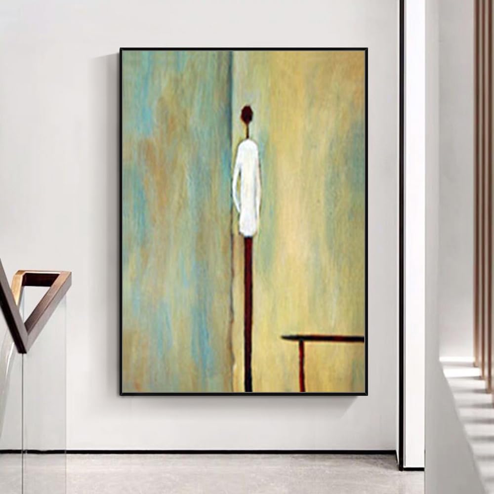 Mintura Ölgemälde auf Leinwand handgemalt 60x90 cm mit Rahmen moderne Wandkunst