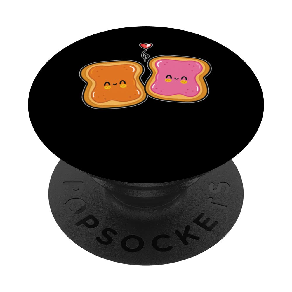Peanut Butter Sandwich Snack Lover - Peanut Butter & Jelly PopSockets Swappable PopGrip