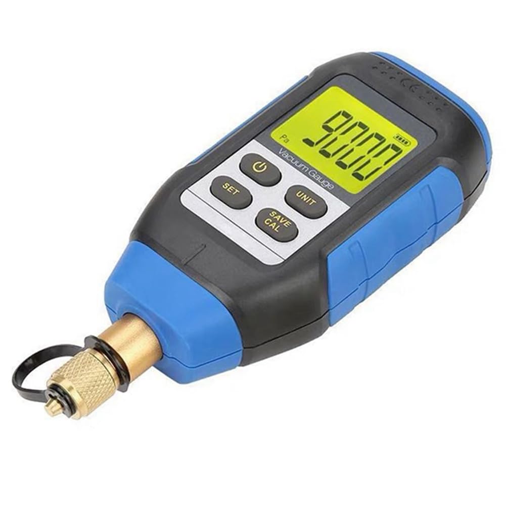 Vacuómetro Digital VMV-1, Portátil, de Alta Precisión, con Pantalla Digital y Combinación de Presión y Vacío, Electrónico.