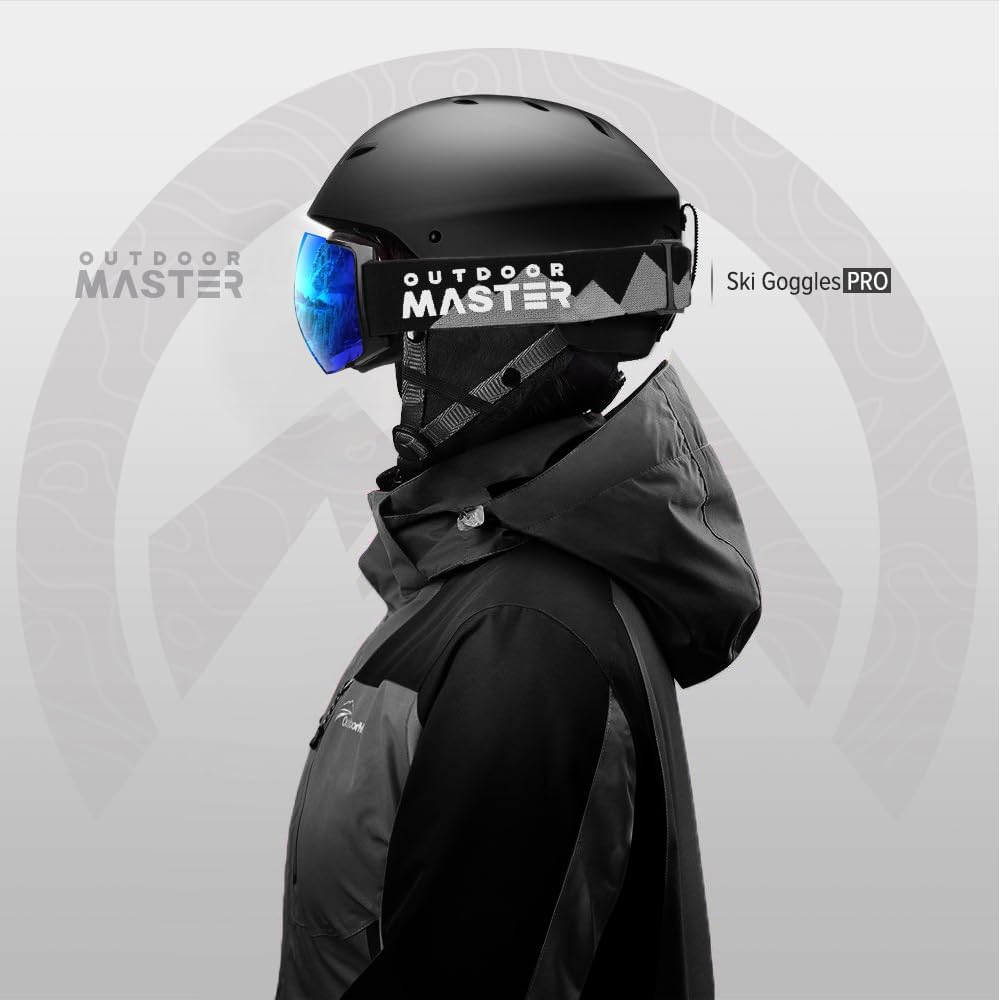OutdoorMaster Ski Goggles PRO - Frameless, Interchangeable Lens 100% UV400 Protection Snow Goggles for Men & Women - Image 4
