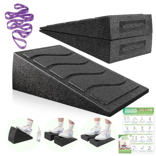 Image of Squat Wedge Block, 960 LBS Weight Capacity, Slant Board for Calf Stretching