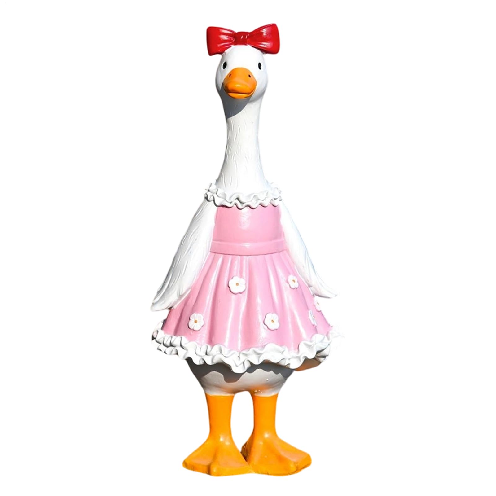 Statue de canard humour et sculpture animale en résine pour balcons
