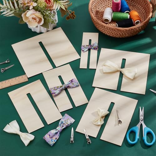 Modèles de nœuds papillon en bois pour éviter les rubans mal coupés - 5