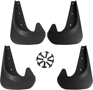 FROSCH Set Schmutzfänger Kotflügel Auto Vorne+Hinten passend für Tesla Model Y 2020 2021 2022 | Splash Guards SUV Spritzschutz Elektroauto