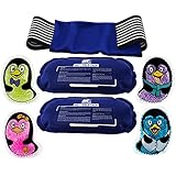 3 Piece Ice Pack Set and Kids 4 Piece Ice Packs for Boo Boos