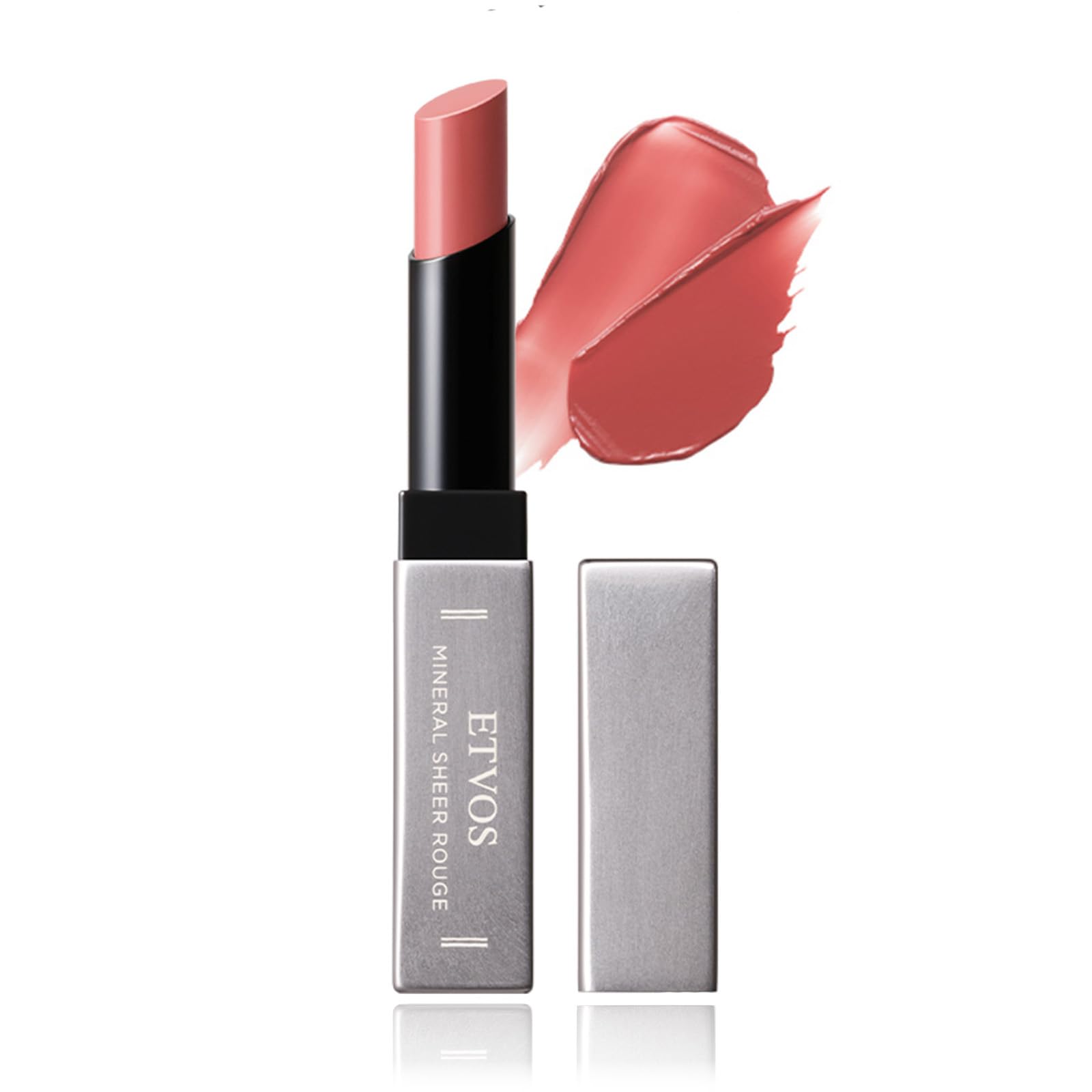 ETVOS Mineral Sheer Rouge Boston Pink 0.07oz Lipstick Soap Off Japan