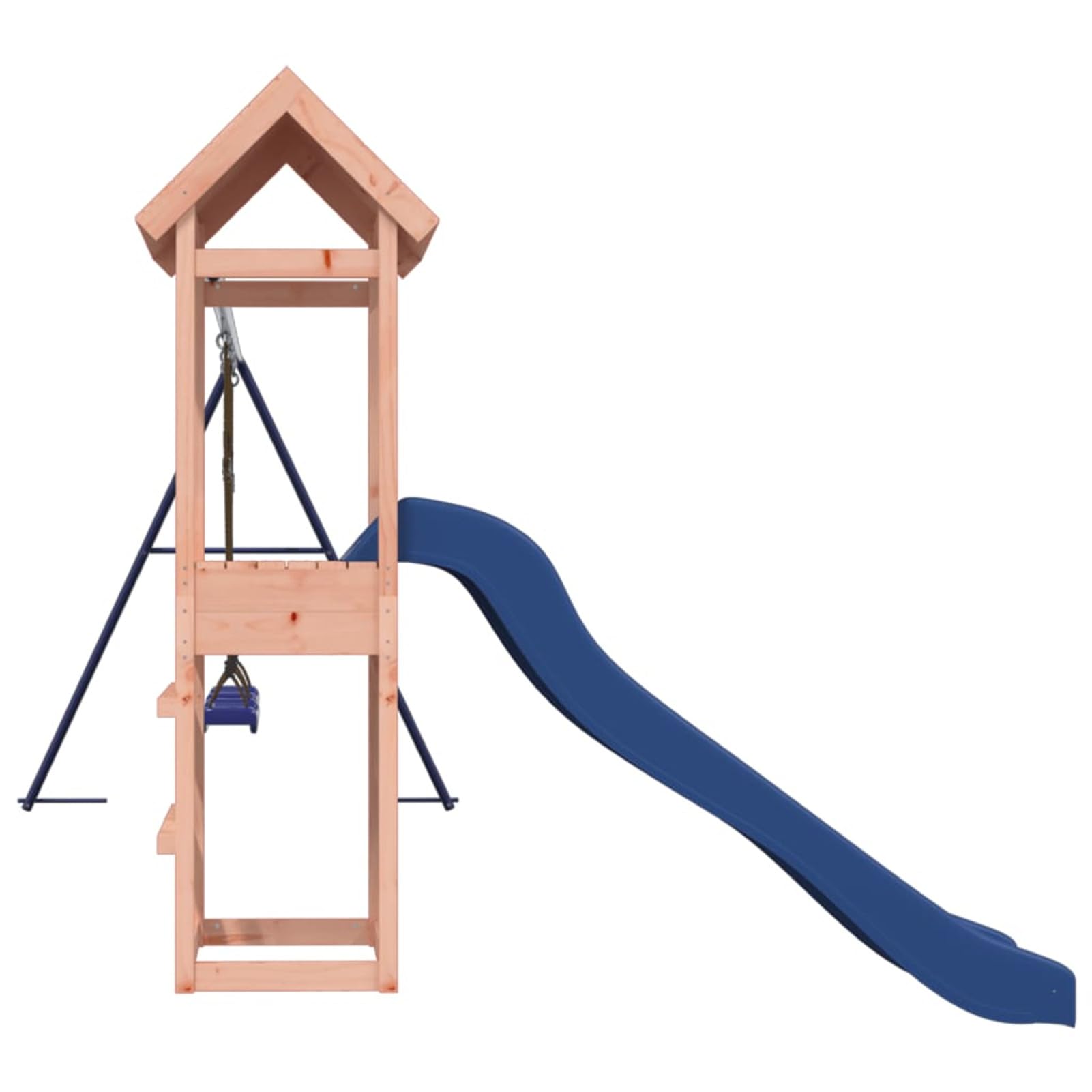 Parque Infantil de Casitas De Madera Infantiles Madera Maciza Douglas Columpio Ninos