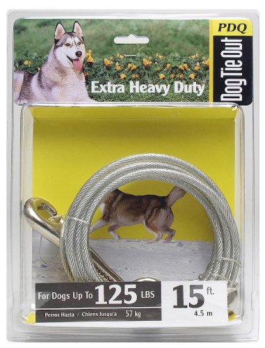 Boss PetProducts Extra Large Dog PDQ Tie Out with Spring Size: 240"
