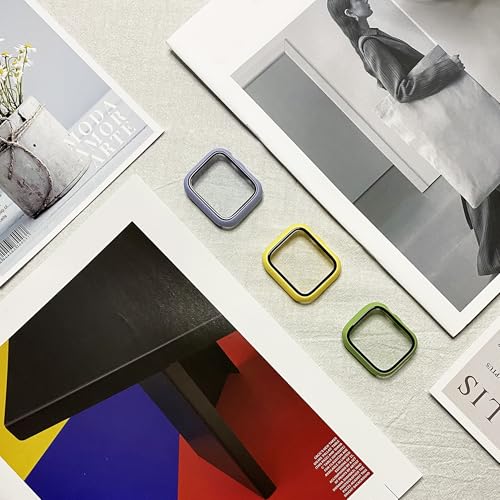 Coque Apple Watch 44mm évite les rayures d'écran boîtier rigide triple couleur