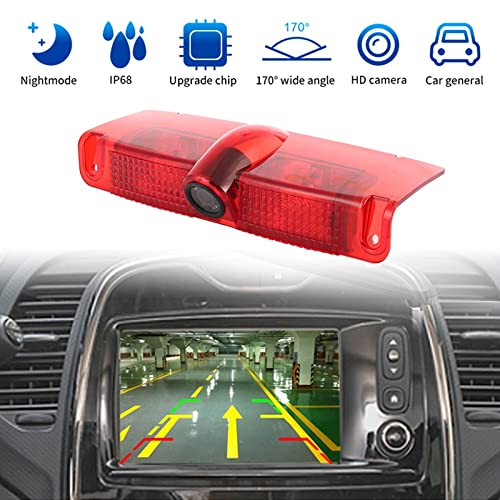 Brake Light Backup Camera For Chevrolet Express Van/Gmc Savana Explorer 1500 2500 3500 2003-2019 Car Rear View High Mount Rear Light Lamp Reverse Parking Cargo Camera #TOP4