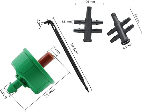 Miniatura 2 de Lawn Garden Sprinkler 1 Set of 2L4L8L Curved Arrow Dripper Kit Garden Irrigation System Watering Equipment Plant Flower Irrigation Device