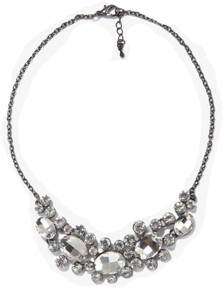 Wiipu Fashion Luxury Rhinestone Necklace, Bib Statement Necklace(wp-b62)