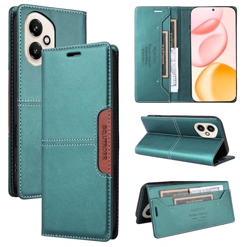 �Ή��@�� for Honor 400 �t���b�v�L�b�N�X�^���h�iPU���U�[�j�}�O�l�b�g�J���J�[�h�X���b�g�t�����z�^�ی�P�[�X Green