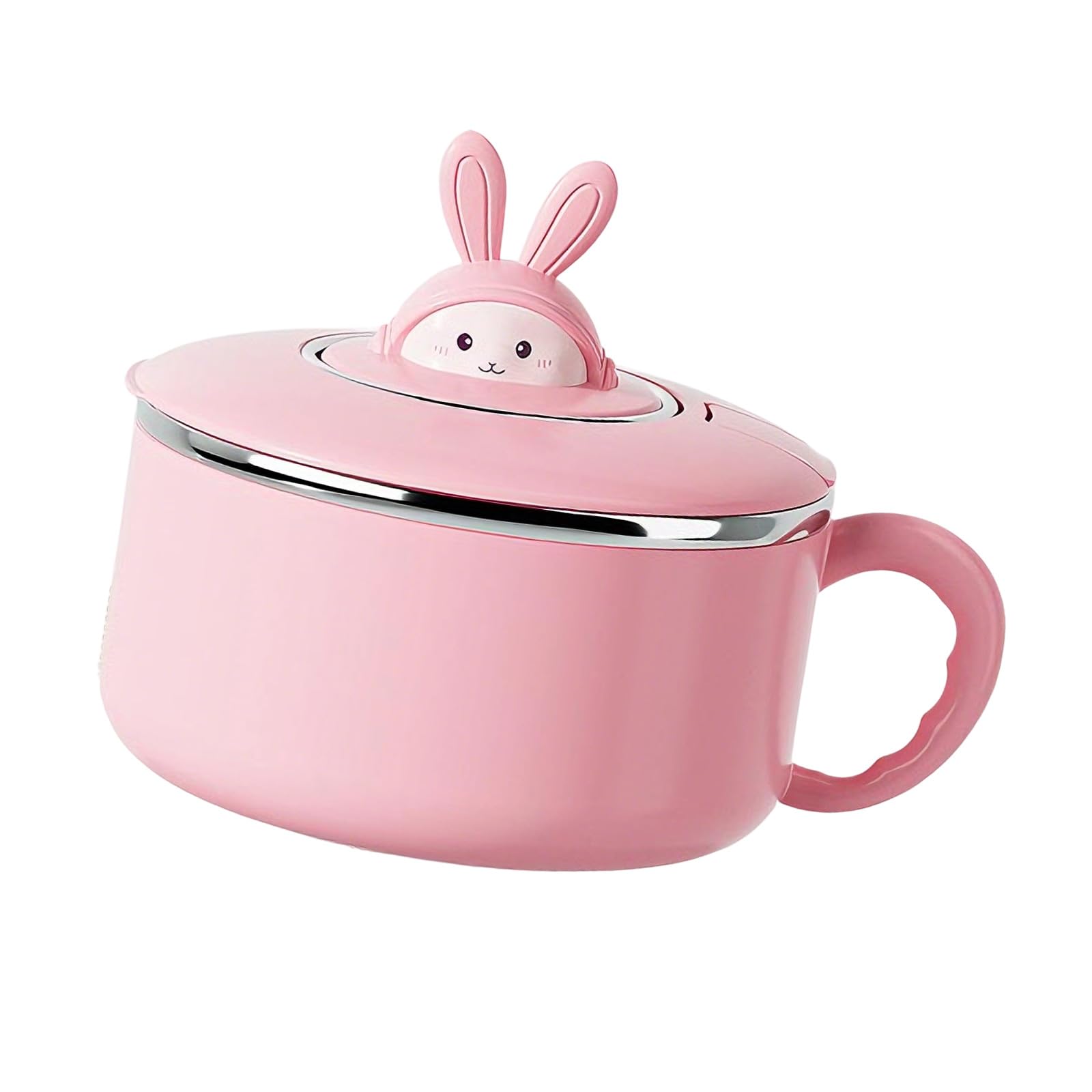 LUCKGONI 304 Stainless Steels Noodles Bowl With Lid Leak Tableware For Dorm Travel Portable Soup Container