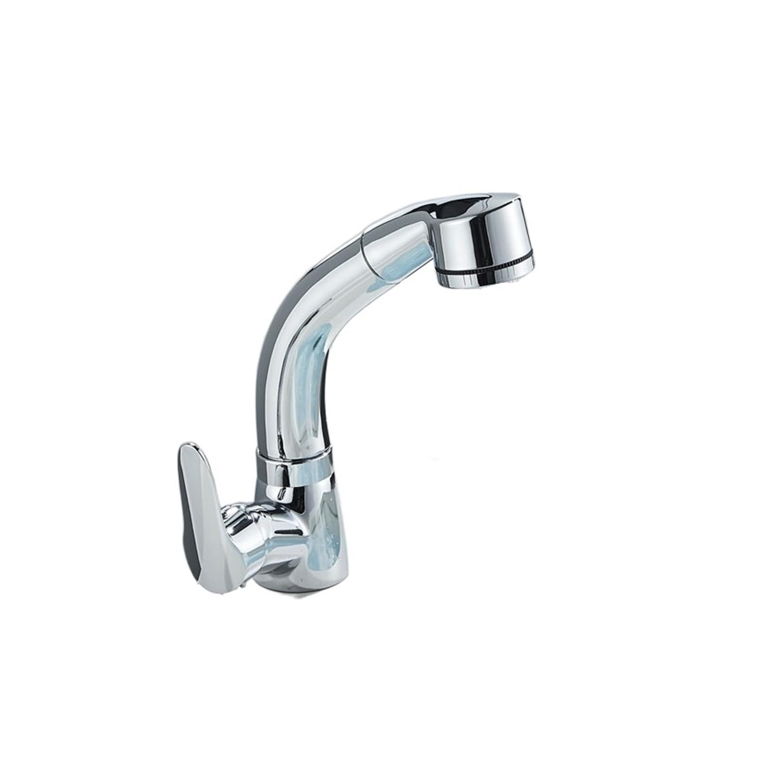 Robinet de lavage à montage sur pont avec finition chrome haut de gamme