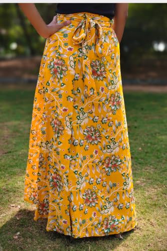 Image of Women's Printed Maxi Wraparound Skirt