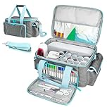 BOHEMIABY Cricutt Joy Bag Convenient Travel Organizer with Dividers for Cricutt Machine Accessories and Various Supplies, Cricutt Storage Case, Sturdy Oxford Fabric (Blue)