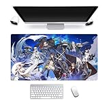 Xinchangda Azur Lane - Alfombrilla de ratón para juegos de Taihou, USS St. Louis, 900 x 400 mm, base de goma antideslizante, alfombrilla de mouse grande para decoración de escritorio y oficina