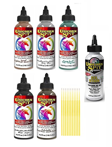 Unicorn SPiT Gel Stain & Glaze ICY Fall Collection: 4