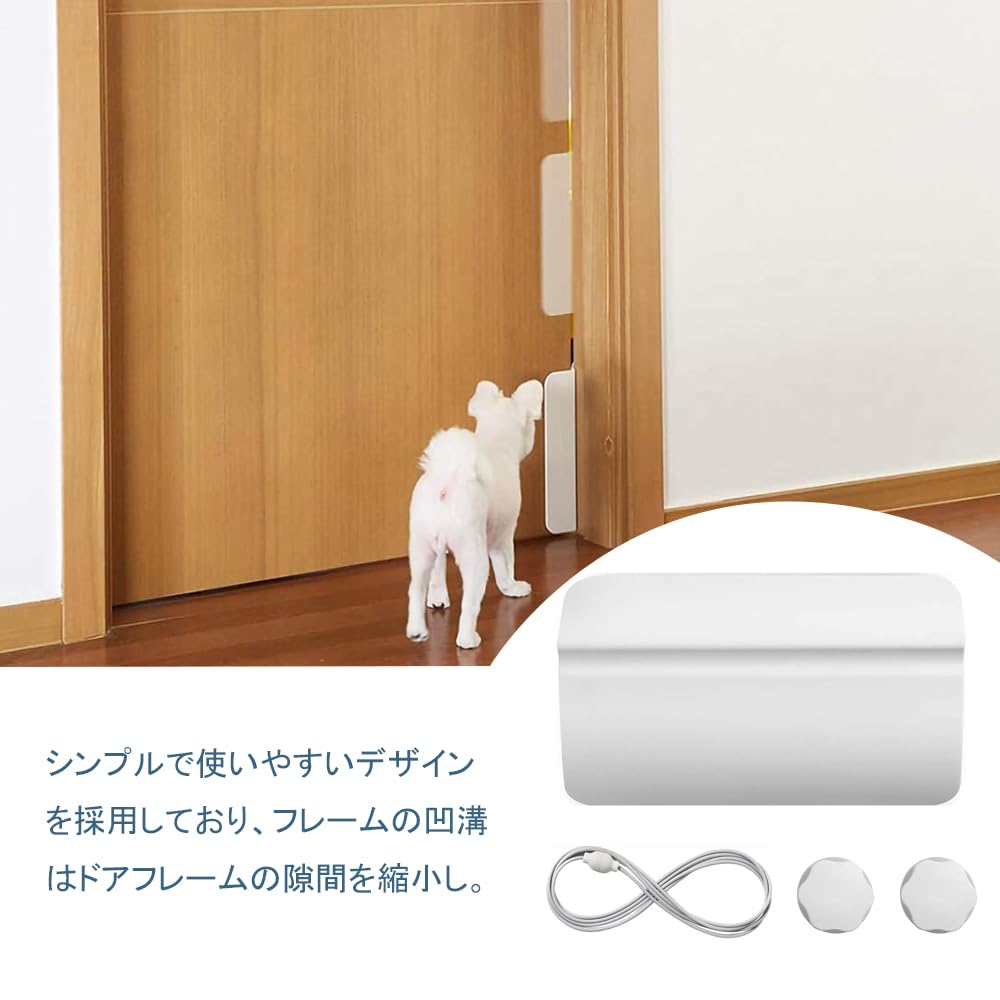 Amazon.co.jp: BTtime ドア 半自動 門 犬 猫 ペット出入り口 自動