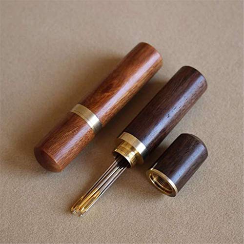 Neishui Sewing Needles Holder Storage Case,Versatile Wooden Needle Case, Sewing Needles Holder Case Wood Box Hand Crafts Knitting Toothpick Holder #TOP3