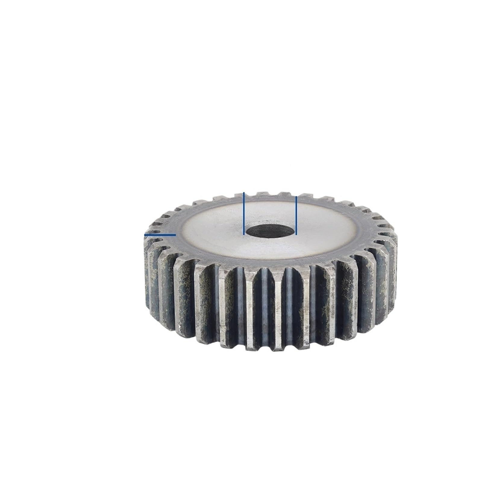 Cylindryczne koło zębate 2M30T/31T/32T/33T stal niskowęglowa o wysokiej częstotliwości, zębatka płaska, wysokość zębów 20 mm, otwór wewnętrzny 12 mm (31 zębów)
