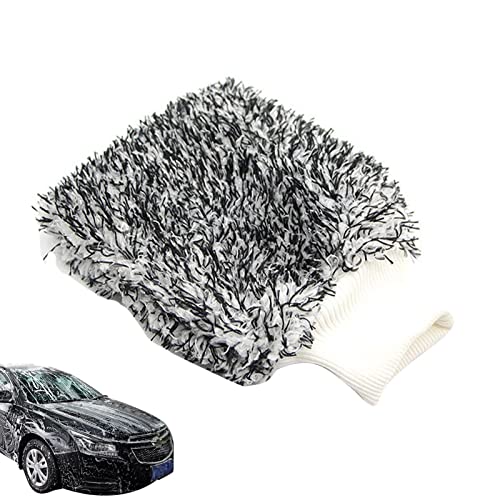 lavagem carro Microfibra - Lavagem carro dupla face Mitt Chenille Microfibra | Luvas lavagem microfi