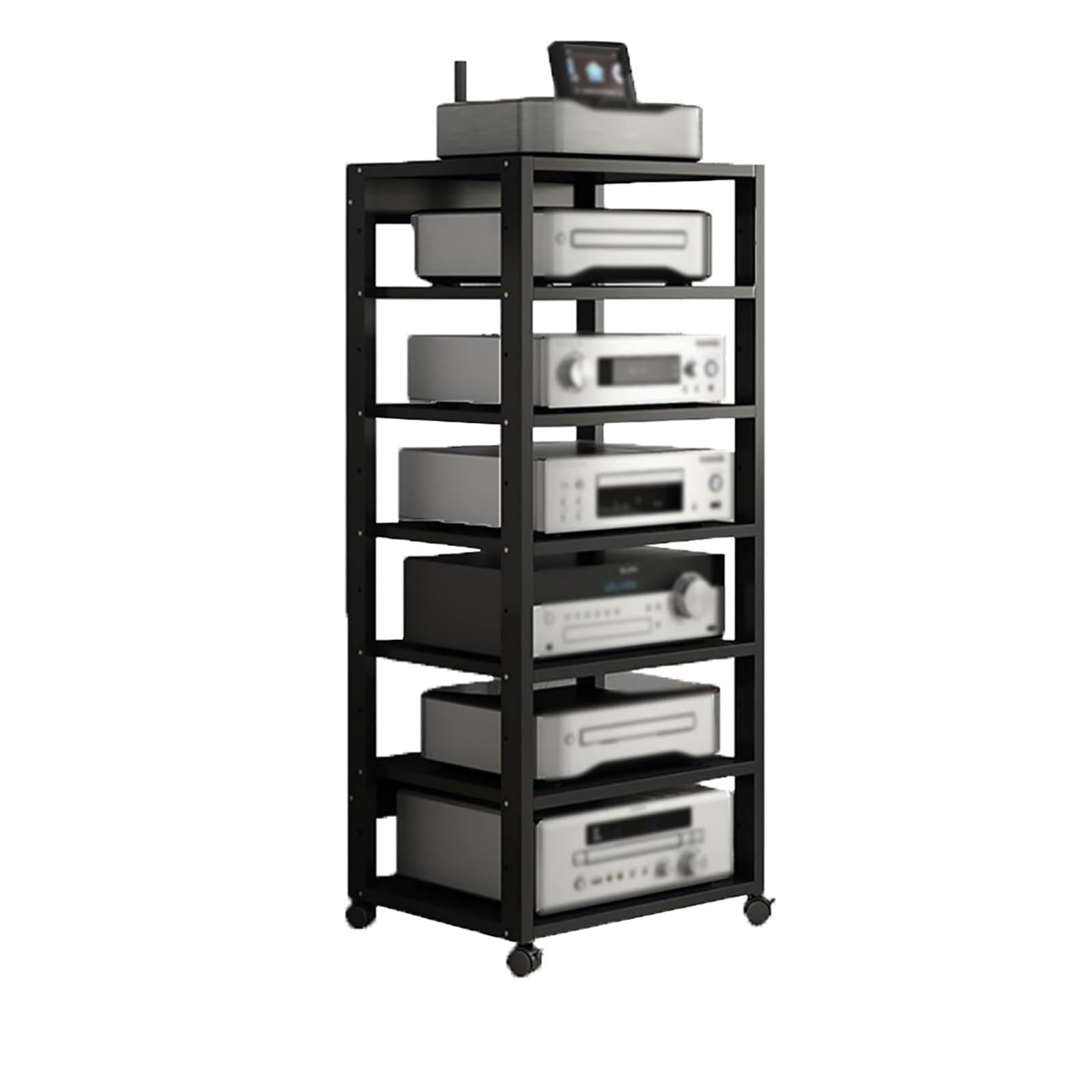 Support AV pour la maison et le bureau armoire moderne noire