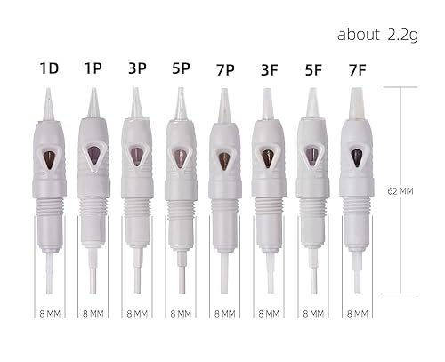 Miniatura 3 de 50 agujas de cartucho de microblading para dispositivo encantador, máquina de maquillaje permanente, bolígrafo Charme Princess Tattoo Machine