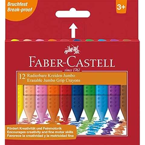 Faber-Castell Jumbo Grip Crayons Pack of 12 Cover