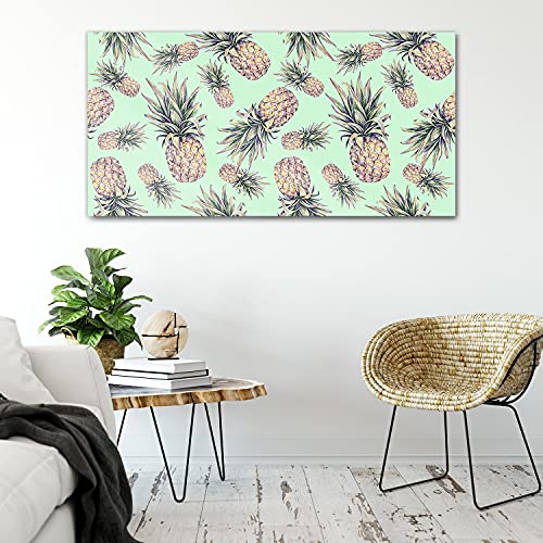 Tableau Image Acrylique 100x50cm Pineapple Tropics Décoration Salon - 4