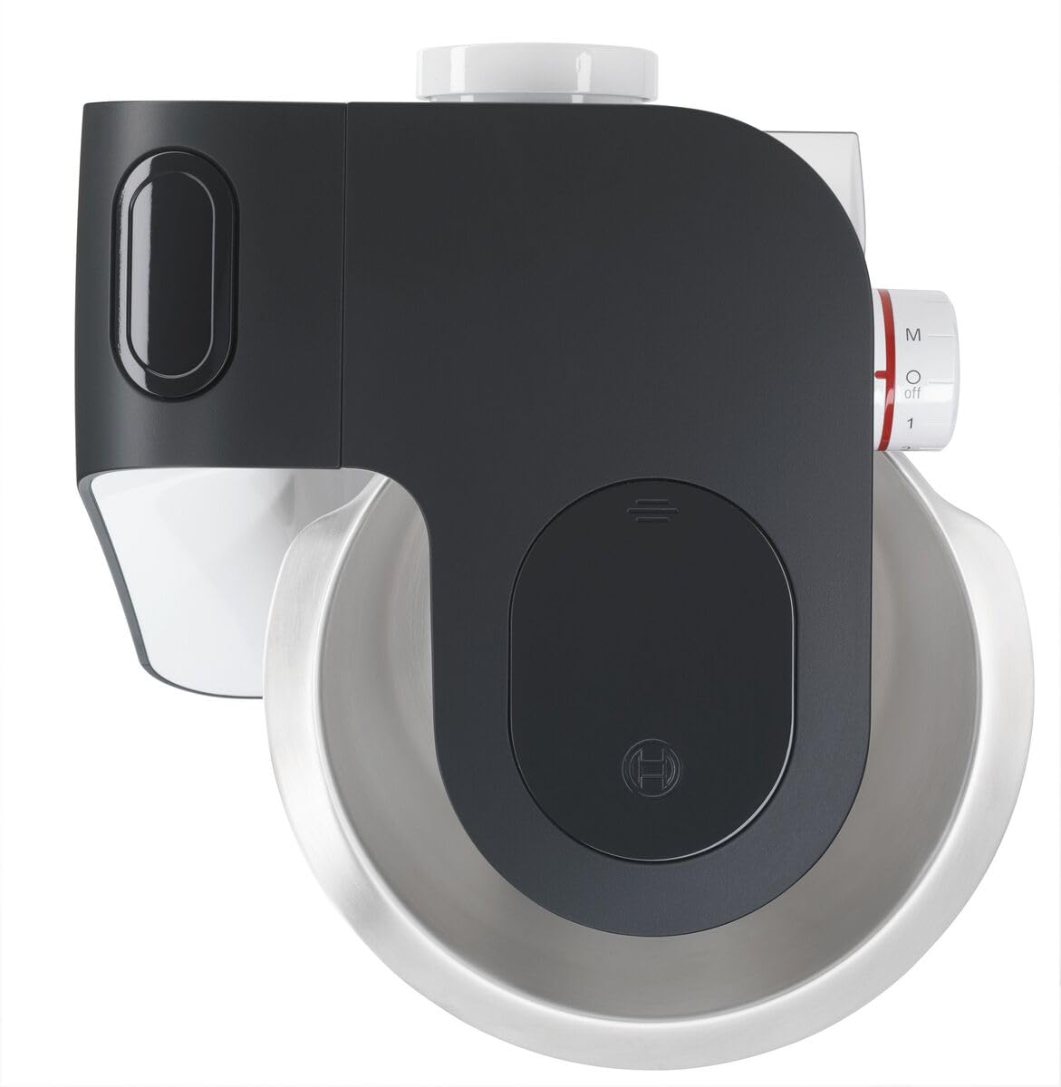 Bosch, robot pâtissier, moteur 900 watts, mélange homogène 3D, 7 vitesses, accessoires pâtisserie, compact, blanc/gris, MUM54A00
