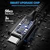 etguuds Cable largo USB A a USB C 10 pies, 2 unidades carga rápida tipo C | para iPhone 17 16 15 Pro Max Plus Air 16e, Samsung Galaxy S26 S25 S24 S23 S22 S21 S20 S10 A17 A16 A15 A26 A36 A56, gris 4