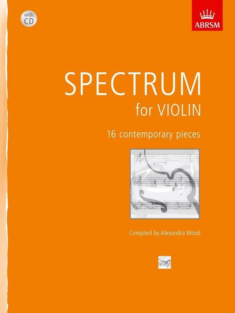 Spectrum for violin avec CD et 16 pièces contemporaines partition pour violon