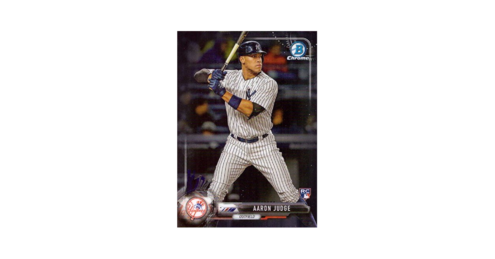 Amazon.com: 2017 Bowman Chrome Baseball #56 Aaron Judge