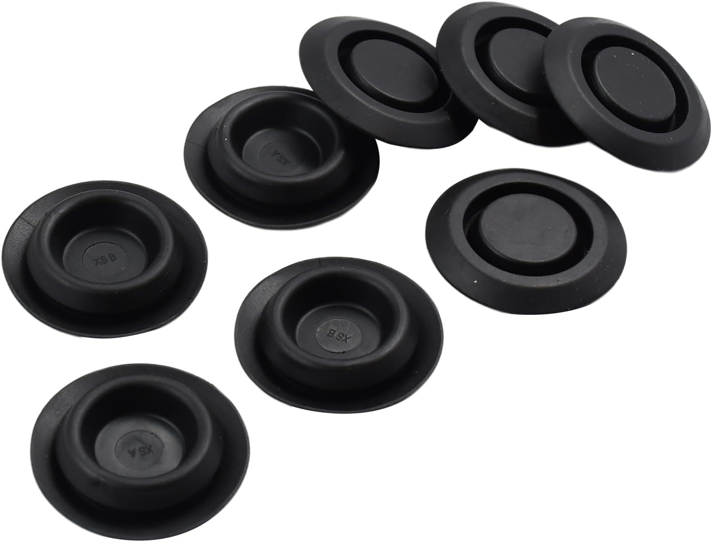 8PCS Body Floor Drain Plugs 55177482AA Compatible with Jeep Wrangler TJ 1997-2006 SE Sport Sahara Rubicon X Unlimited Grand Cherokee 2013-2021 Dodge Durango 2011-2021 Ergonomic Button Plugs