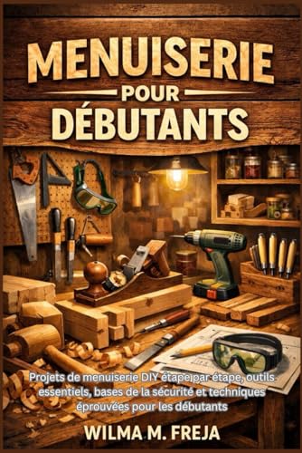 MENUISERIE POUR DÉBUTANTS: Projets de menuiserie DIY étape par étape, outils essentiels, bases de la sécurité et techniques éprouvées pour les débutants