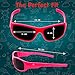 Optix 55 Kids Wraparound Sunglasses for Boys and Girls – Non Polarized Smoke Lenses With Gray Tint - Neon Pink