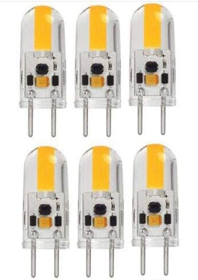Best to Buy® (6-Pack) Dimmable LED T4 G8 Tower 120V Bulbs 3W COB JCD Type Light Daylight 5000-5500k