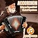 Accordion 31 Key 12 Bass Diatonic Push Pull G/C/F Tuning with Carrying Case Strap Gloves Cleaning Cloth for Adults Beginners Professionals (Black)
