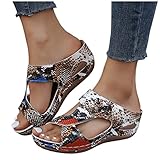 Ladmiple Flip Flops For Women Size 6 Women's Slide Sandals Slip On Flat Sandals Flip Flop Thong Sandals Casual Summer Shoes Multicolor