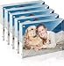 TWING Premium Acrylic Photo Frame - 4x6 inches Magnet Photo Frame -12 + 12MM Thickness Clear Picture Frame (4x6 5 Pack)