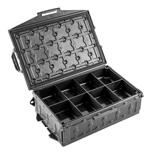 YakAttack Fully Loaded TracPak Combo Kit - Black | Includes 2 Stackable Storage Boxes | Quick Release Handle & Base | 3 Internal Trays | Track & Surface Mount Hardware | Made in USA by YakAttack - Image 5