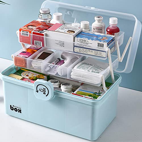 Armazenamento Caixa Medicamentos | Caixa primeiros socorros da família | Recipiente medicina familia